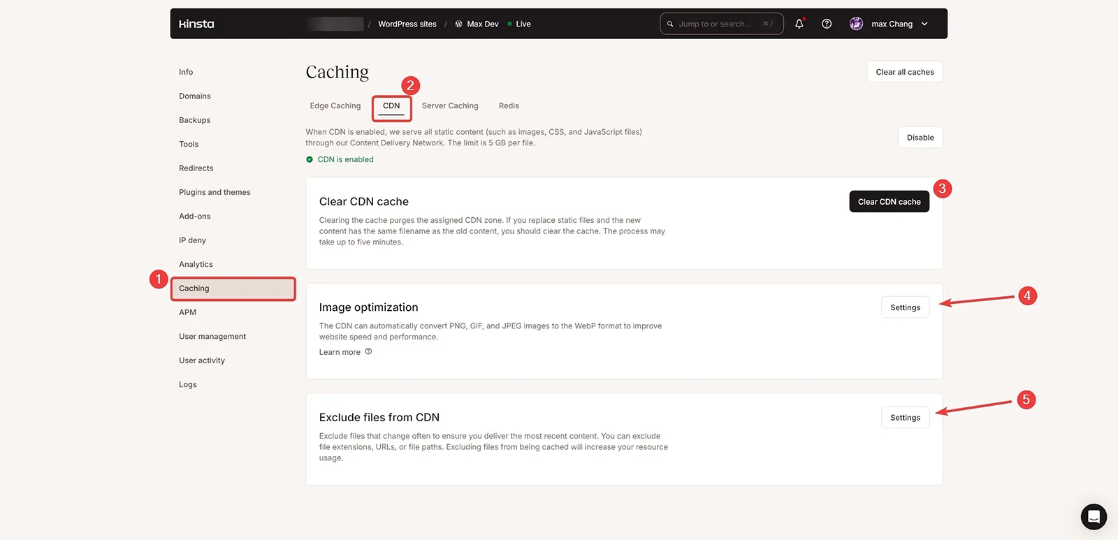 Caching / CDN 啟用 CDN 內容傳遞網路 Caching / CDN 啟用 CDN 內容傳遞網路