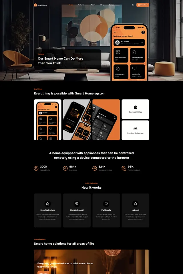 Blocksy Pro Smart Home