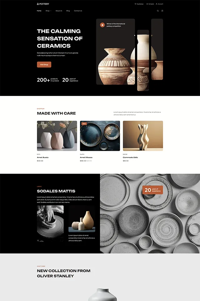 Blocksy Pro Pottery