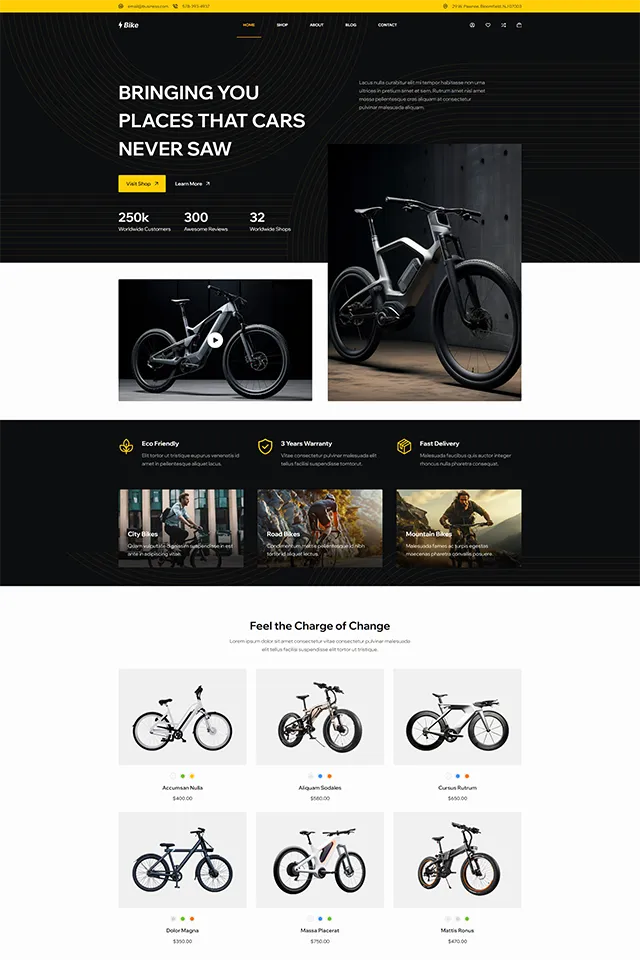 Blocksy Pro E-Bike