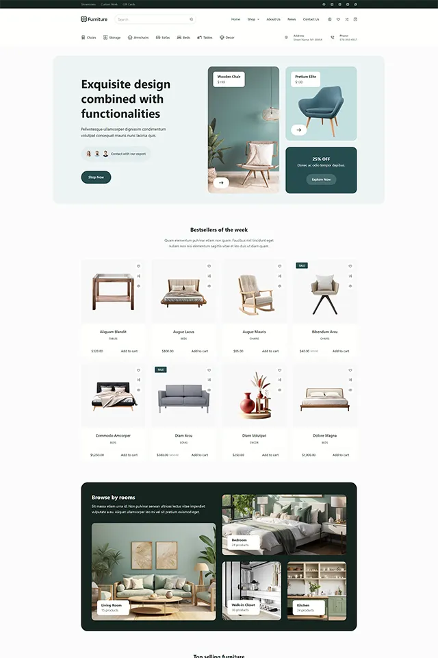 Blocksy Pro Furniture